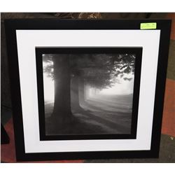 DOUBLE WOOD FRAMED BLACK & WHITE