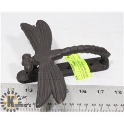 VINTAGE CAST IRON DRAGON FLY DOOR KNOCKER -