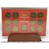 Image 2 : VINTAGE CANADIAN COATS OF ARMS COIN SET ON