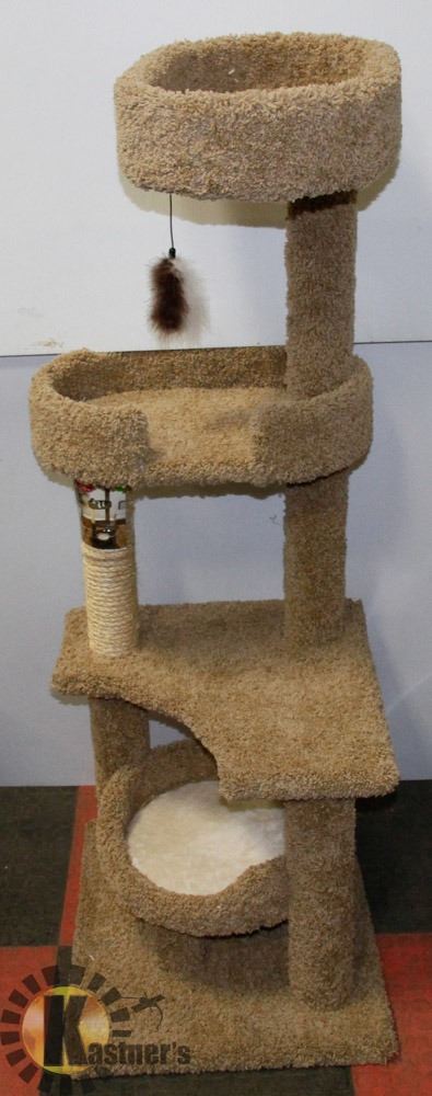 New Whisker City Play Park Cat Tree 58 Tall