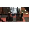 Image 1 : PAIR OF GLASS TOP END TABLES, 23"X23".