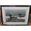 Image 1 : SEEREY-LESTER LOON PRINT #1130/4500, 40"X30".