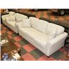 Image 1 : OFF WHITE FABRIC 88" SOFA, 66" LOVE SEAT & 42"