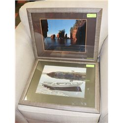 LOT OF 2 FRAMED PICTURES