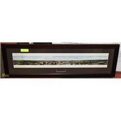 1900S PANORAMIC PICTURE OF EDMONTON FRAMED.