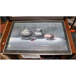 FRAMED POTTERY PICTURE