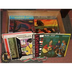 DRAWER WITH ASSORTED 50S & 60S LPS.