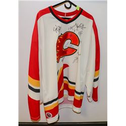 SAINT JOHNS FLAMES TEAM SIGNED JERSEY 99-00 FUHR