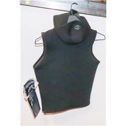 NEW BARE SZ 8 WETSUIT TOP WITH HOOD