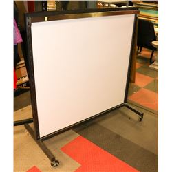 DISPLAY SHELF ON WHEELS, 49.5"X53"