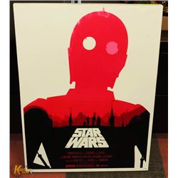 STARWARS IV A NEW HOPE ON CANVAS OLLY MOSS