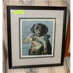 FRAMED, LTD EDITION, SIGNED PRINT BY P. MATHIOS -