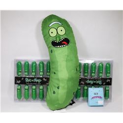 LOT OF RICK AND MORTY COLLECTIBLES-PICKLE RICK