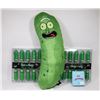 Image 1 : LOT OF RICK AND MORTY COLLECTIBLES-PICKLE RICK