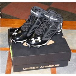 NEW UNDER ARMOR SZ 8 RUN N GUN FOOTBALL CLEATS