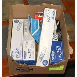 BOX OF VARIOUS INK CARTRIDGES INCLUDING HP,