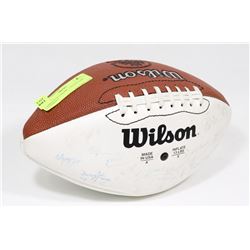 EDMONTON ESKIMOS SIGNED 90S FOOTBALL.