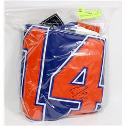 JORDAN EBERLE SIGNED OILERS JERSEY.