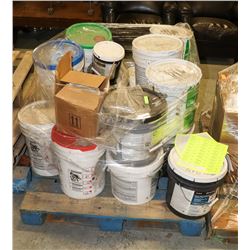 PALLET OF ASSORTED ADHESIVES