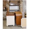 Image 1 : 2 DRAWER NIGHT STAND SOLD WITH ASSORTED CABINETS,