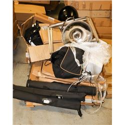 PALLET OF ASSORTED STORE CLOSURE MISC.