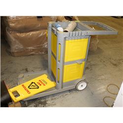 BAILIFF SEIZURE JANITOR CART