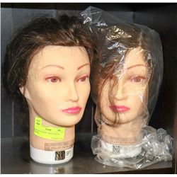 BAILIFF SEIZURE 2 MANNEQUIN HEADS
