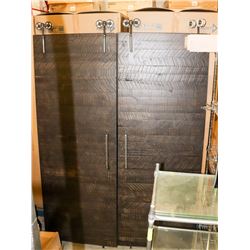 LOT OF 2 BARN STYLE DOORS