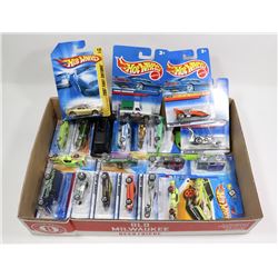 LOT OF 20 HOT WHEELS COLLECTOR CARS WITH MYSTERY