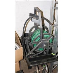 PLASTIC WHEEL BARROW SOLD WITH HOSE AND REEL