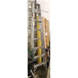 ALUMINUM 8' LADDER. TOOLS