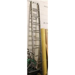 ALUMINUM EXTENSION LADDER. TOOLS