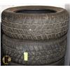 Image 1 : LOT OF 2 WINTER P195/55R15 TIRES.
