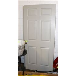 2 INTERIOR DOORS 36" X 80" WITH HANDLE AND HINGES