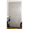 Image 1 : 2 INTERIOR DOORS 36" X 80" WITH HANDLE AND HINGES