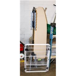 DRYING RACKS & IRONING BOARD