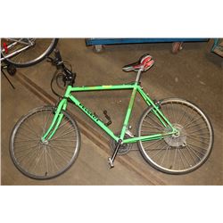 POLICE SEIZURE! GREEN PEUGEOT BIKE.