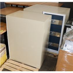 GROUP OF 3 FIRE PROOF 3 DRAWER FILE CABINETS,