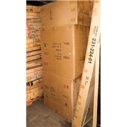 LOT OF NEW IN BOX ZEBRA PATTERN STORAGE OTTOMANS