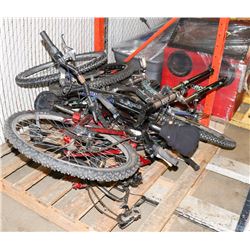 PALLET OF 5 ASSORTED BIKES