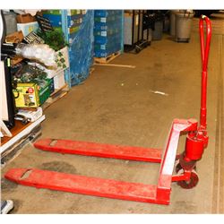RED PALLET JACK AS IS