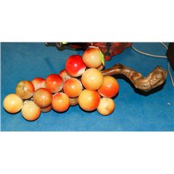 DECORATIVE STONE GRAPES