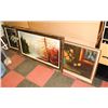 Image 1 : LOT OF 3 ESTATE OIL ON CANVAS PICTURES