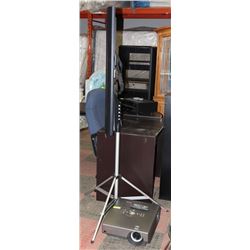 EIKI PROJECTOR WITH SCREEN