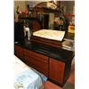 Image 2 : QUEEN HEADBOARD W/MATCHING DRESSER (63"X18"X30"),