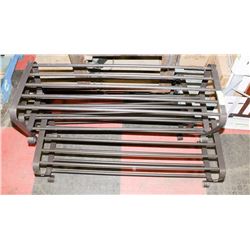 3 IKEA METAL SHOE RACKS