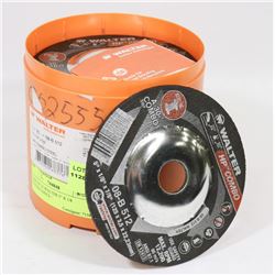 CASE OF 25 WALTER 5" X 1/8 CUTTING DISCS /