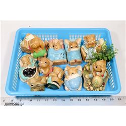 10 PENDELFIN BUNNY FIGURES