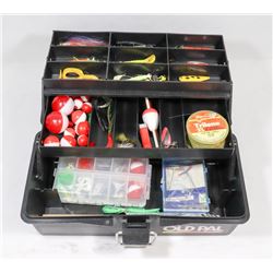 OLD PAL FISHING TACKLE BOX AND TACKLE..