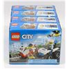 Image 1 : 4 NEW LEGO CITY POLICE ATV BUILDING KITS